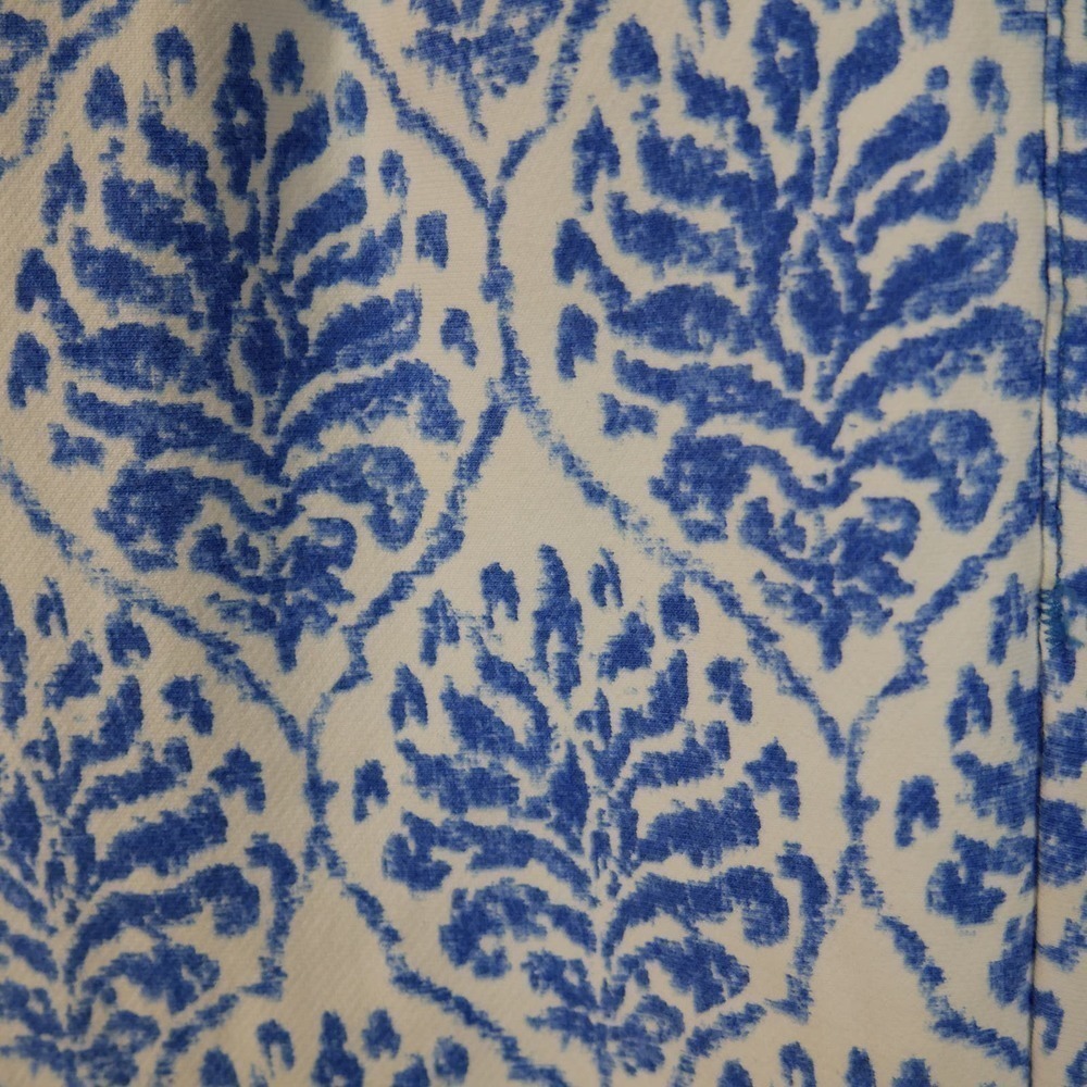 J. McLaughlin Blue & White Printed Lexi Jeans Size 2 EUC - Picture 5 of 6